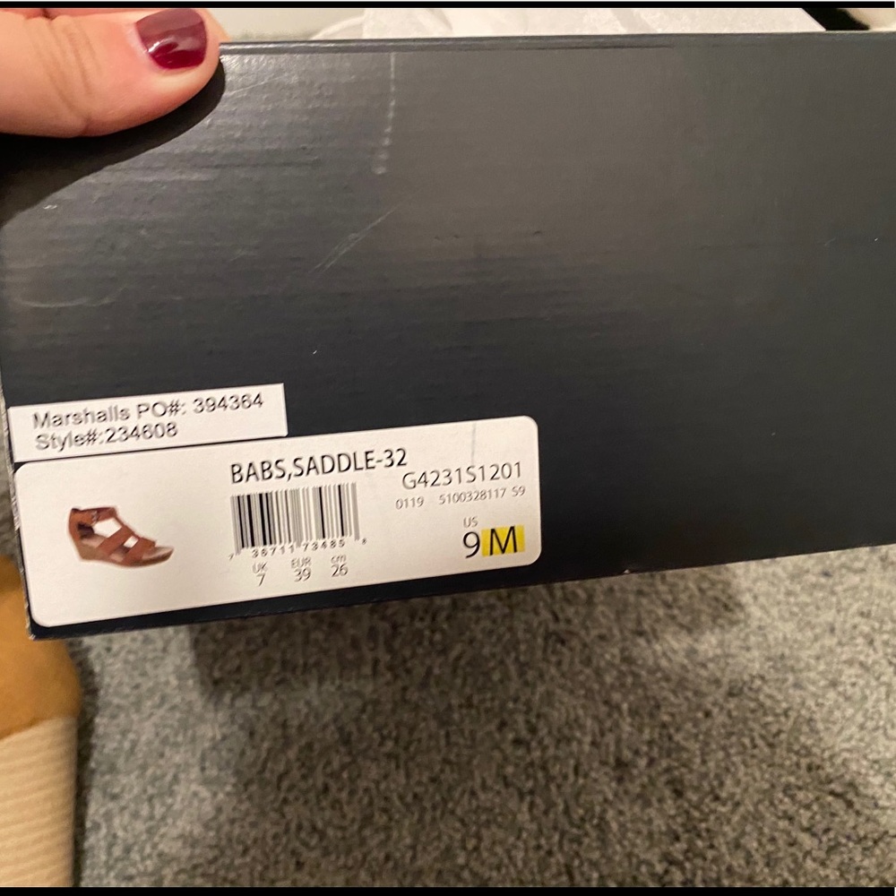Tan sandals
